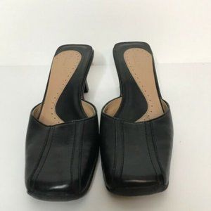 Reaction Kenneth Cole Heeled Mules Size 10 Black